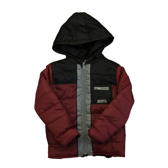 DKNY Other - DKNY Girls Black | Maroon Winter Coat size: 3-4T
